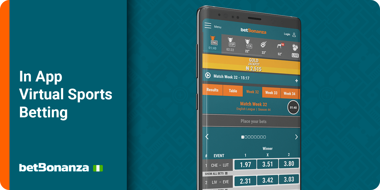 Virtual Sports Betting With Betbonanza Mobile Application