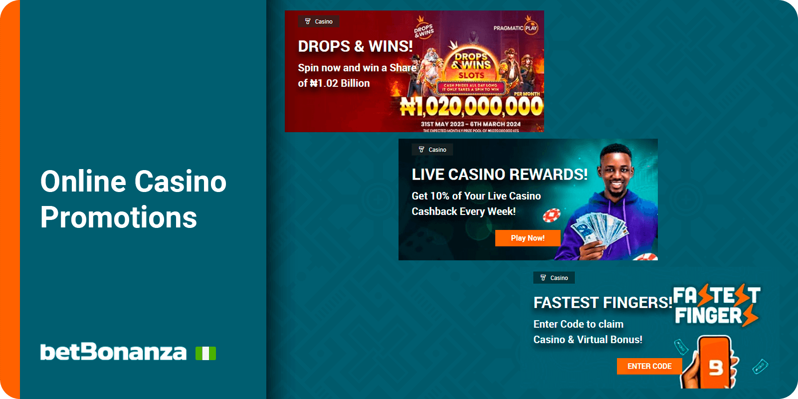 Online Casino Promotions - Betbonanza Casino